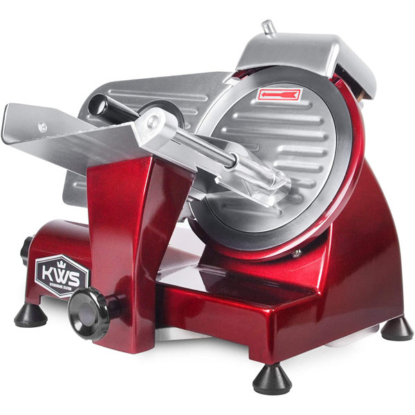 KWS KitchenWare Station KWS 200W Electric Meat Slicer 7.67Inch